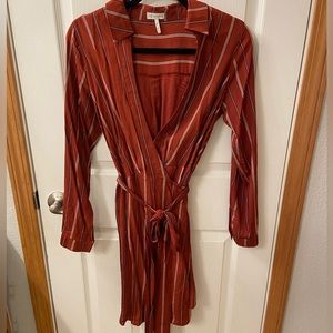 Gentle fawn wrap dress